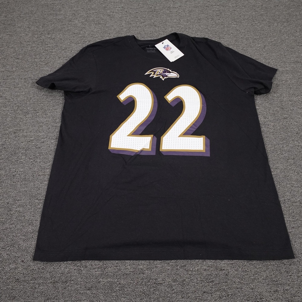 Baltimore Ravens Shirt Mens XL Black NFL Football Nike Derrick Henry 22